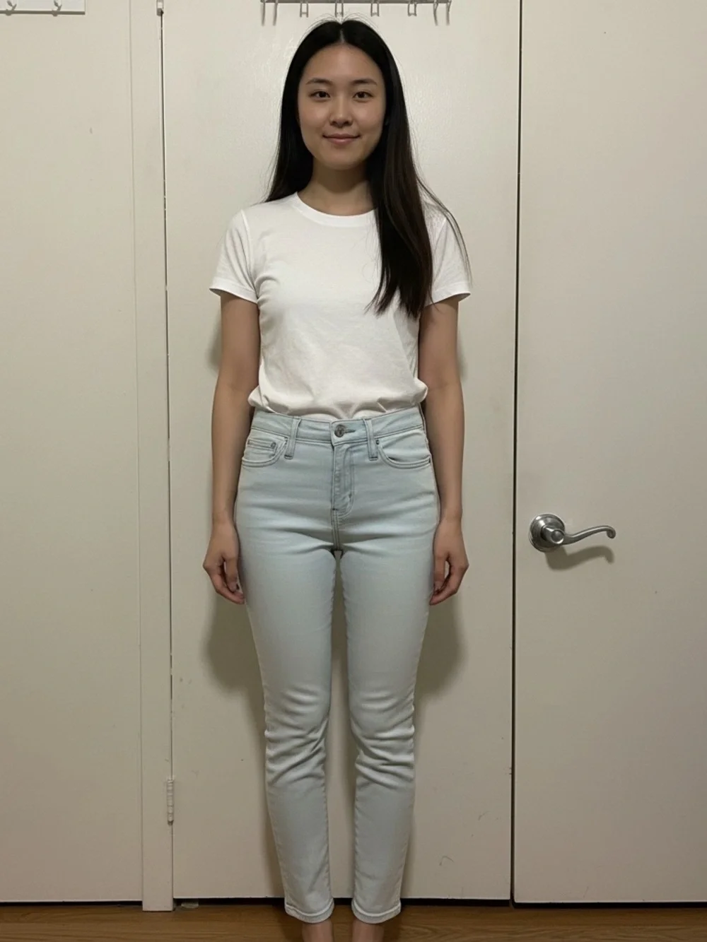 J. Crew High-Rise Skinny Jeans in Light Blue